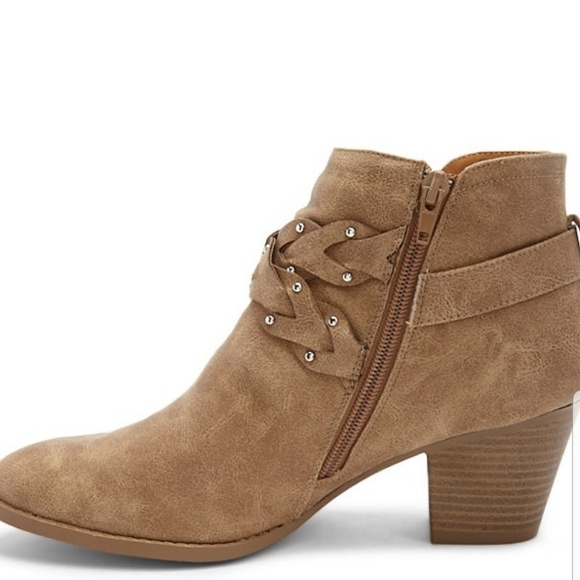 Qupid taupe winter booties womens size 8. 8.5 - Picture 4 of 8